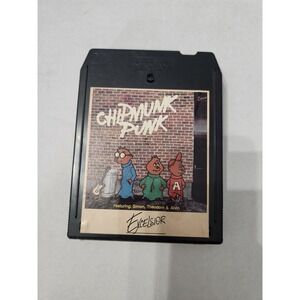 Chipmunk‎ Punk 8 Track Tape The Chipmunks Stereo XLT-6008 Excelsior 1980